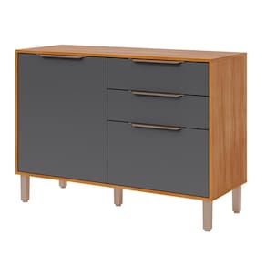 Balcão Divina 120 cm Para Cozinha com 2 Portas e 2 Gavetas