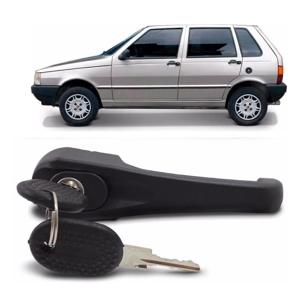 Maçaneta Ext Porta Esq Dian Uno Mille Até 95 4pts [f103]