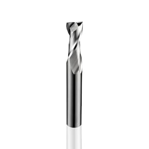 Fresa Fina Metal Duro Integral Com Dois Cortes 6x6x50.8r