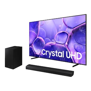 Samsung Smart TV 75" Crystal UHD 4K U8100F 2025 + Soundbar HW-B550