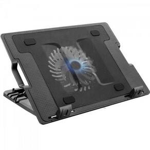 Suporte Para Notebook Com Cooler Acoplado Ac166 Preto