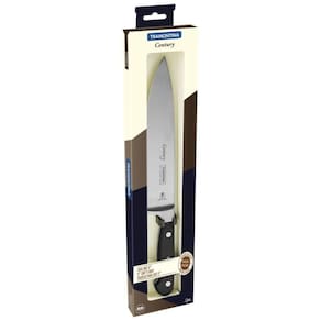 Faca Chef Tramontina Century Com Lamina Em Aço Inox E Cabo De Policarbonato E Fibra De Vidro 8"