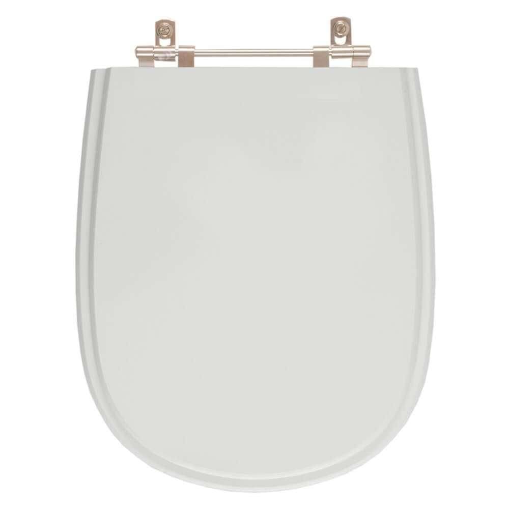 Assento Sanitario Poliester Paris Sterling Silver (cinza Claro) Para Vaso Ideal Standard