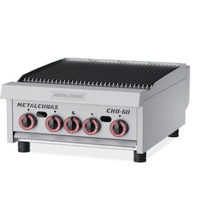 Char Broiler Chb 60 Gás 4 Queimadores Inox 60 Cm Metalcubas