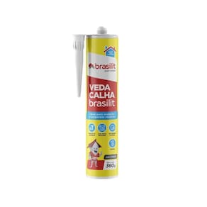 Veda Calha Rufos Telha Solda Fria Cinza 360G Brasilit