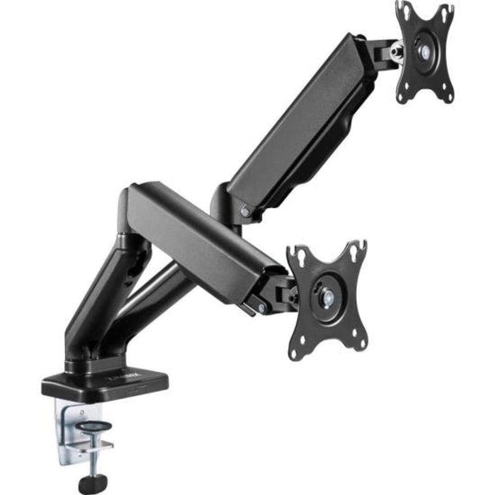 Suporte Articulado Para Dois Monitores Com Pistão A Gás Fortrek Fk 441s 17”-32”