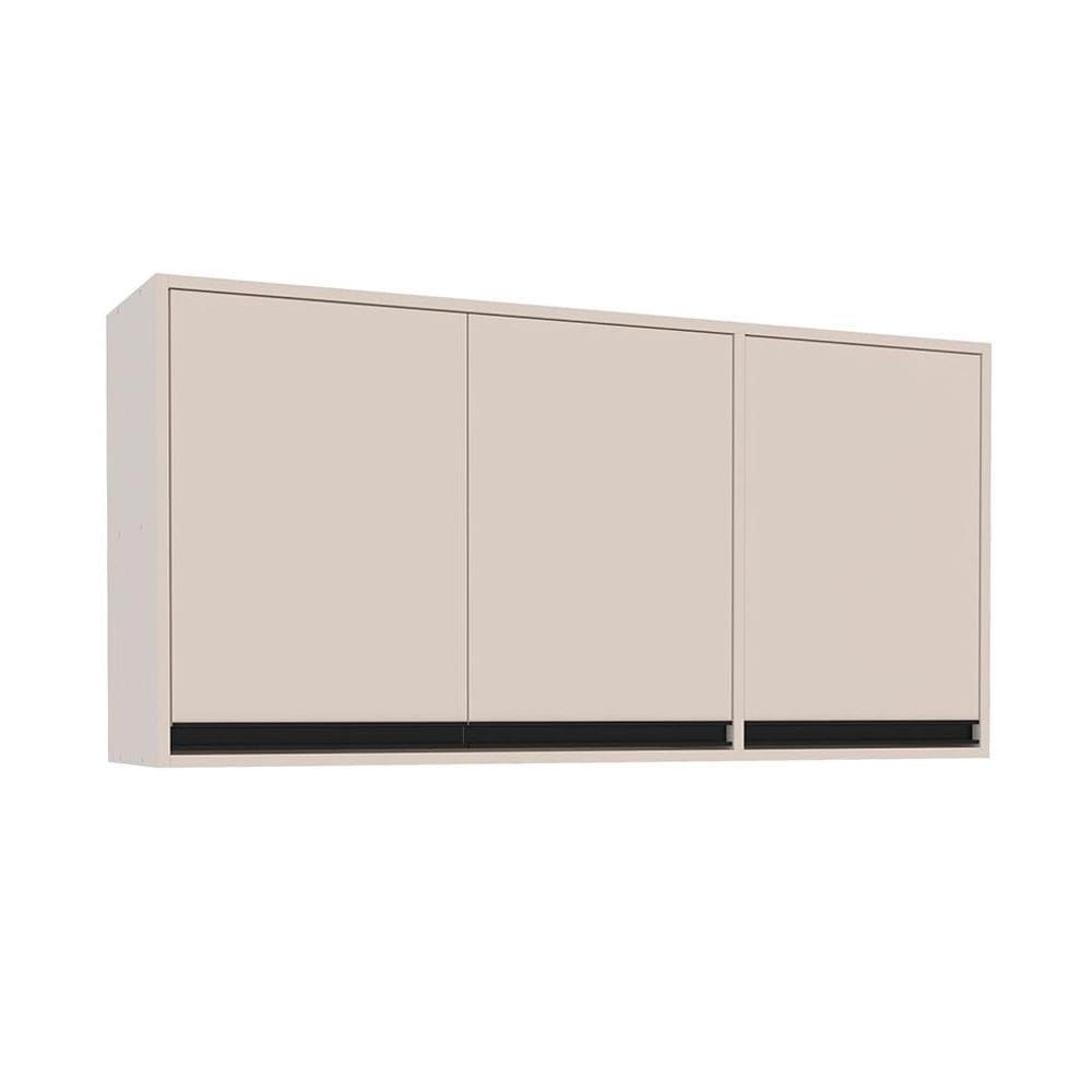 Armário Aéreo Koya 3 Portas Creme
