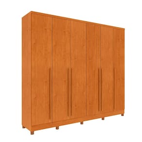 Guarda-Roupa Casal Sevila com Pés 6 Portas 8 Gavetas Cinamomo