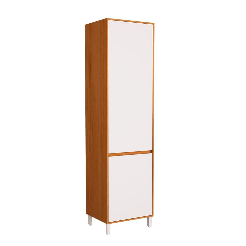 Paneleiro Denver 2 Portas Freijó e Branco