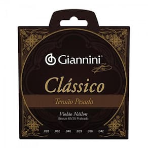 Encordoamento Para Violao Genwpa Classico Nylon Pesada Giannini