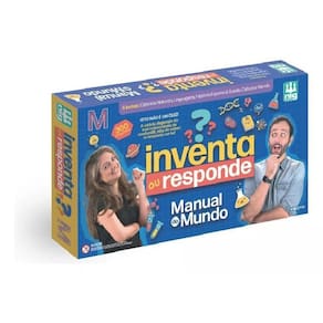 Jogo De Cartas Tabuleiro Inventa Ou Responde Manual Do Mundo