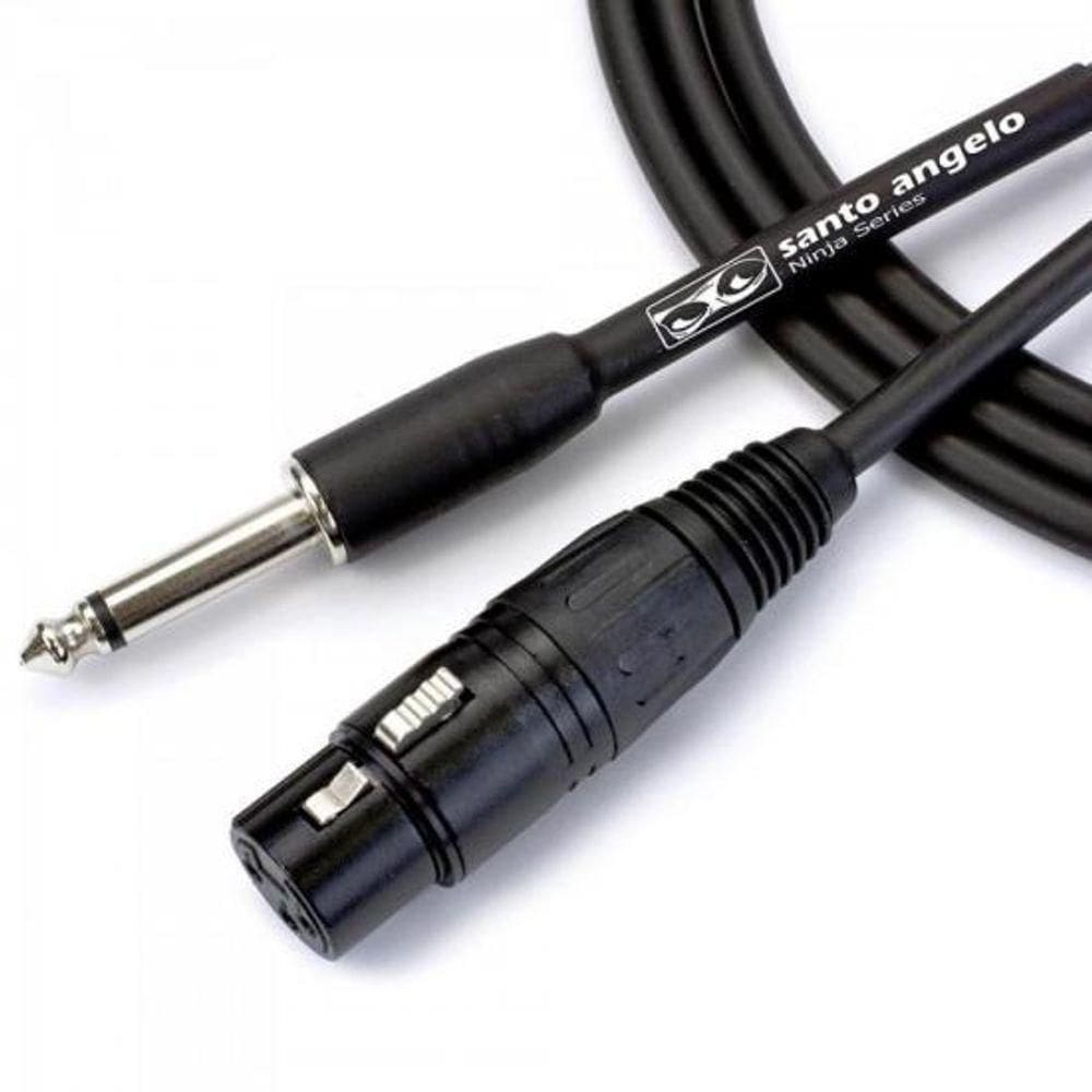 Cabo Para Microfone 7,62M Ninja Hg B Santo Angelo