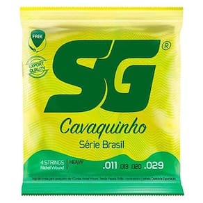 Encordoamento P-cavaquinho C-bolinha Tensão Alta Série Brasil 0.011 Sg