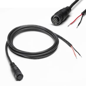 Cabo de alimentação Humminbird 720085-1 preto padrão para SOLIX/ONIX