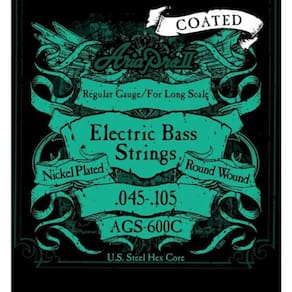 Encordoamento Para Baixo 4 Cordas Coated .045 Ags600c Aria Pro Ii.