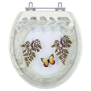 Assento Sanitario Poliester Decorado Borboleta Porto Para Vaso Luzarte Estrela