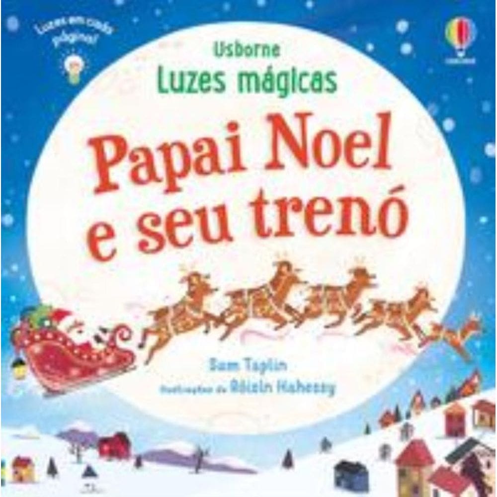 Papai Noel E Seu Trenó: Luzes Magicas
