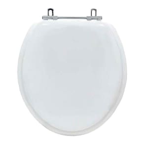 Assento Sanitario Almofadado Convencional Oval Branco