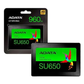 Ssd 960gb Adata Ultimate Su650, Sata 6gb-s, Leitura 520mb-s, Gravação 450mb-s - Asu650ss-960gt-r