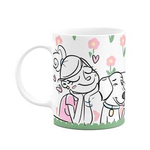 Caneca Mães - Mãe de cachorro - 325ml - Branca