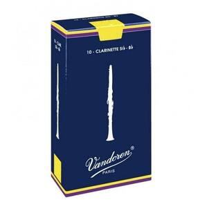 Palheta Tradicional Para Clarinete Sib 3 Vandoren Cr103 - Cx / 10