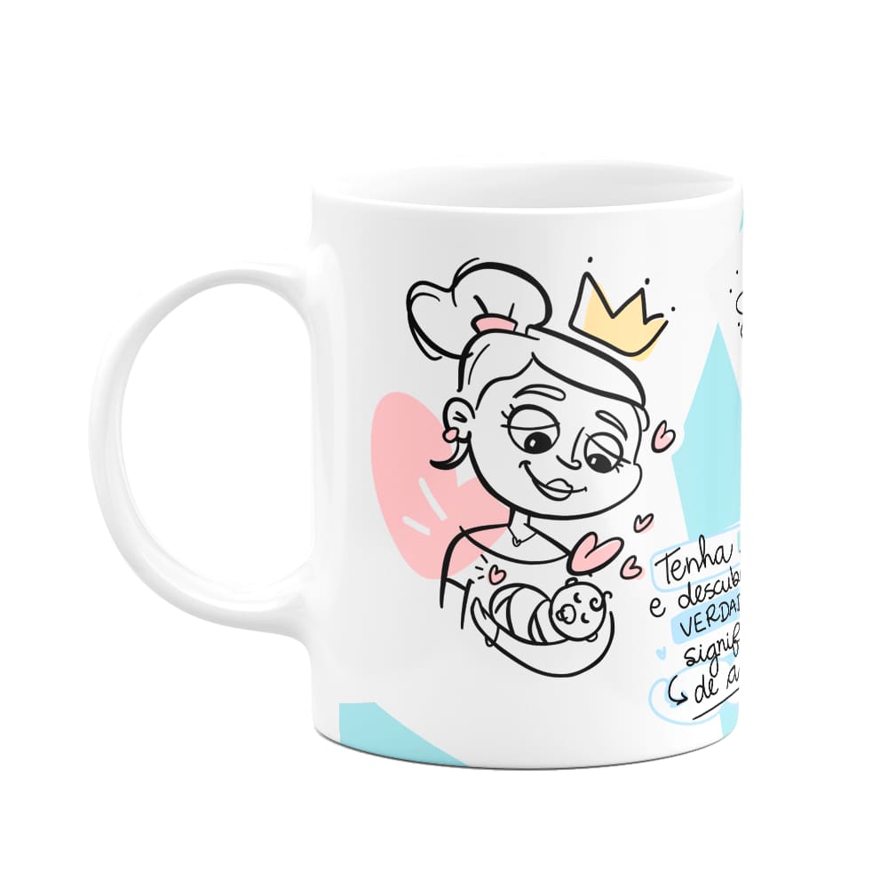 Caneca Mães - Meu amor eterno - 325ml - branca