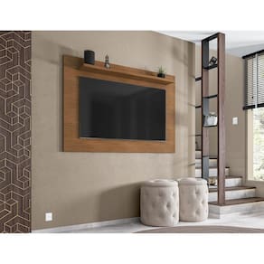 Painel Topázio 1.35 com prateleira P/ TVs ate 60`` Off White