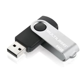Pen Drive Usb 2.0 - Twist - 64 Gb - Multilaser
