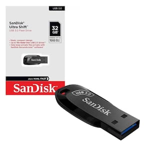 Pendrive 32gb Sandisk Ultra Shift, Usb 3.0, Leitura 100mb-s - Sdcz410-032g-g46