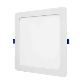 Painel Led Play Embutir Quadrado 18w Bivolt 6.500k - Branco