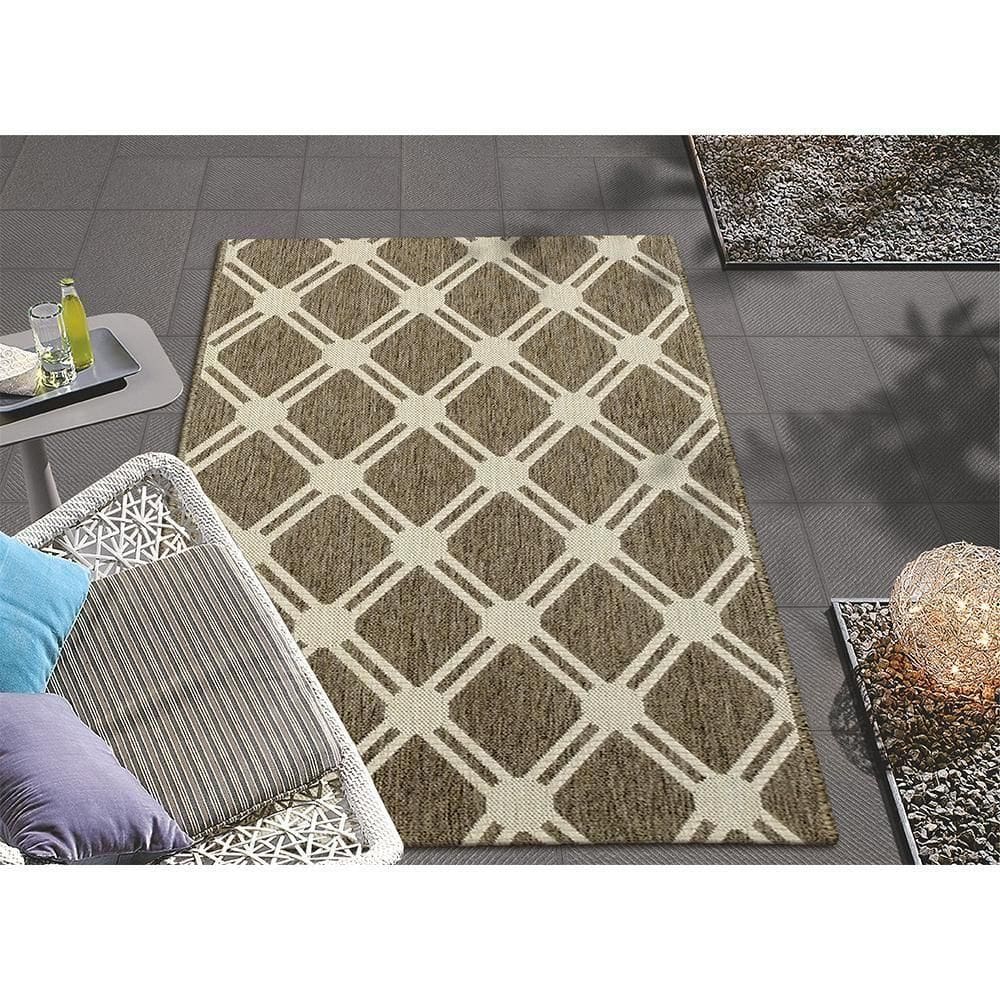 Tapete Para Sala Outdoor Geometrico 1,00x1,50 São Carlos