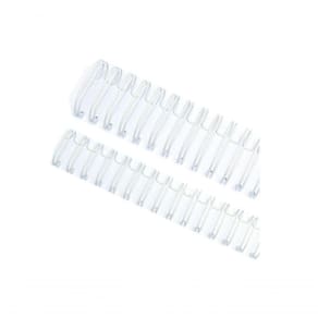 Wire-o Garra Duplo Anel 1" Para 200 Fls Carta 2x1 Branco 50 Und