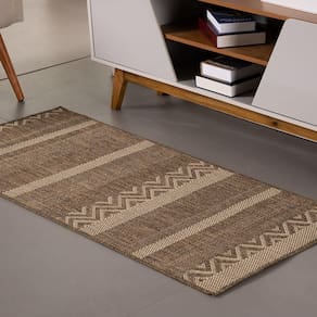 Tapete Passadeira Sisal Lancer 1 Peça 1,00m X 66cm 87% Polipropileno - 13% Poliéster - Ps30 Mescla