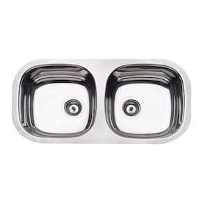 Cuba Tramontina Isis 2c 34 Bl 78x40 94061407 Aço Inox Polido