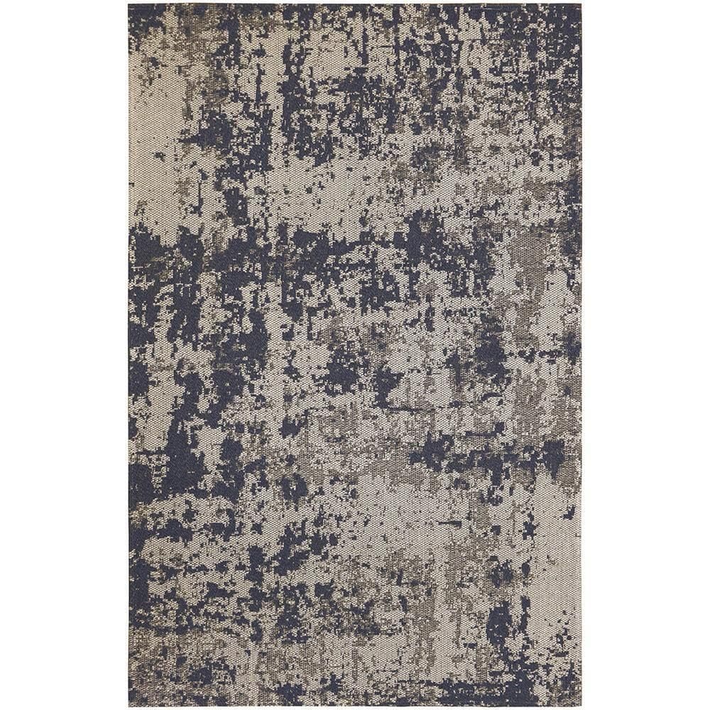 Tapete P/ Sala Serido B2694 L.grey/navy 1,43x2,20 São Carlos