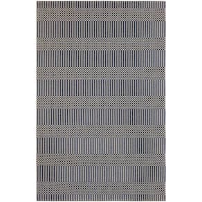 Tapete P/ Sala Serido 21409 L.grey/navy 1,43x2,20 São Carlos