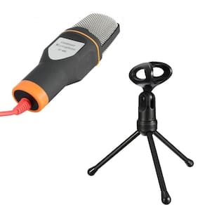 Microfone Condensador Profissional Gravação Estudio Tripe