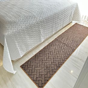 Tapete Passadeira Carpete Trama 0,50 X 4,00 Marrom