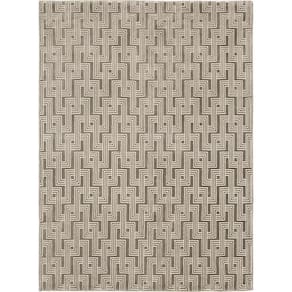 Tapete Para Sala Chevron Prata Design 1,00x1,50 São Carlos