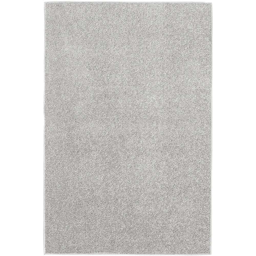 Tapete Para Sala Relex N Prata 1,00x1,50m - Kriar Tapetes