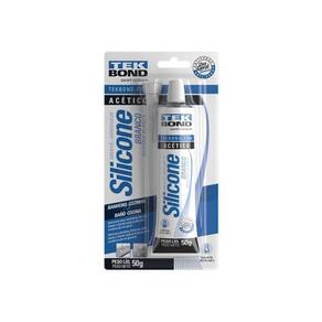 Adesivo De Silicone Acético 50g Branco Blister - Tekbond
