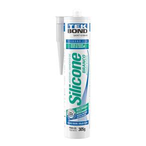 Adesivo De Silicone A Base D\`água 305gr-280ml Branco - Tekbond
