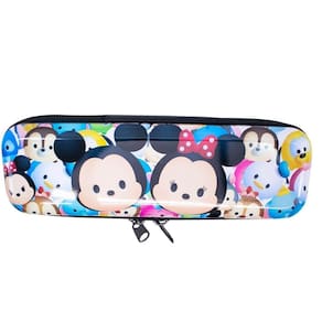 Estojo Metal Mickey Minnie Tsum Tsum 6x3.5x19cm Disney