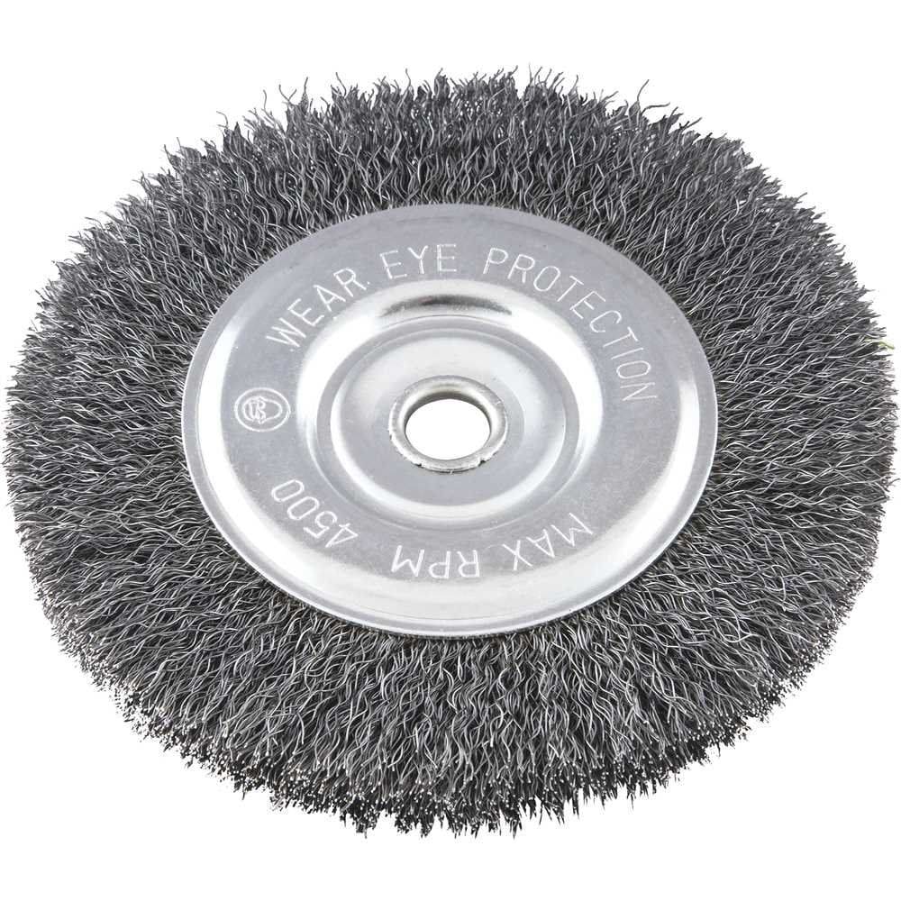 Escova Circular Aço Carbono Ondulada 6"x1/2"x1/2" Vonder