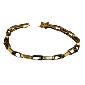 Pulseira Tijolinho Moeda Antiga 5 Milimetros Luxuoso