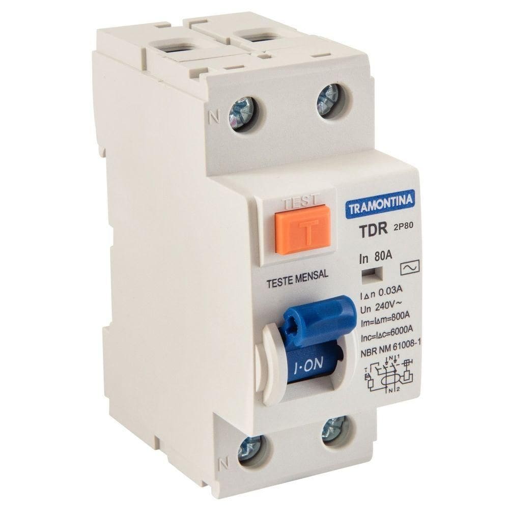 Interruptor Tdr-80 2p 80a 30 Ma 6 Ka Tramontina Tramontina
