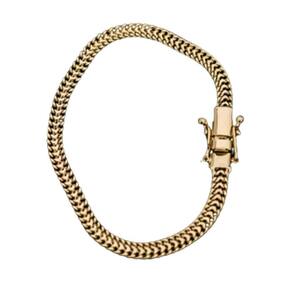 Pulseira Lacraia De Moeda Antiga Nao Enferruja Fecho Duplo