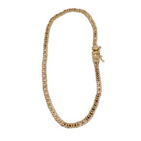 Pulseira Grumet Duplo Fecho Gaveta Lateral 3mm Moeda Antiga. - Produto Queridinho!
