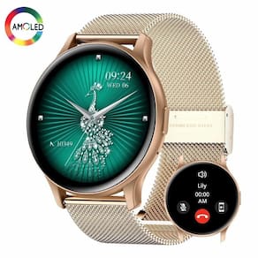 Relógio Inteligente 1.43 Polegadas Amoled Senbono Max 11 Rosa Escuro