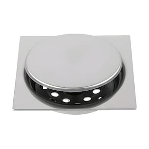 Ralo Click Inteligente Para Banheiro 10 X 10 Inox Flux Hidro